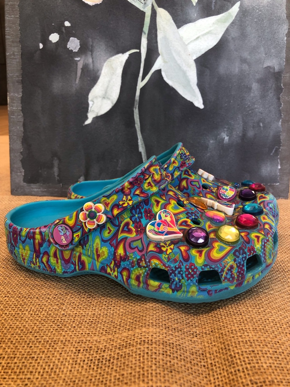 Crocs x Lisa Frank Clogs sz J2